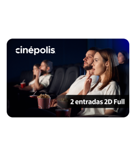 CINÉPOLIS 2 ENTRADAS 2D FULL