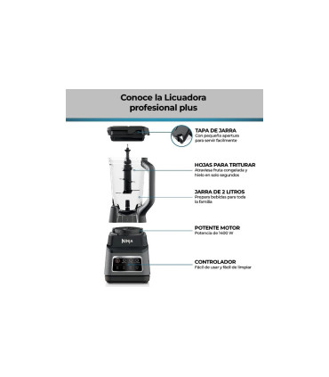 licuadora profesional Plus con auto iQ y 64 onzas
